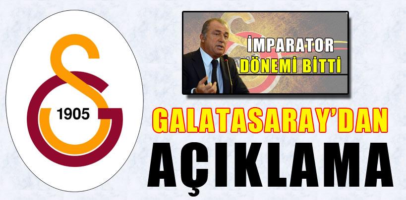 Galatasaray Kulübü'nden Fatih Terim açıklaması