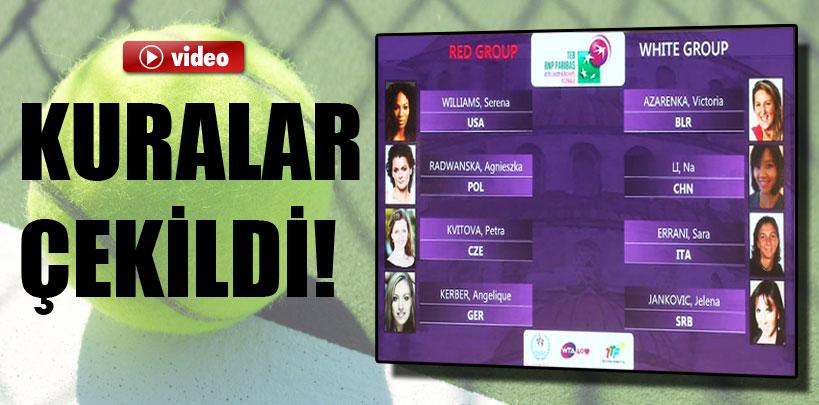 WTA Championships İstanbul turnuvasında, kuralar çekildi