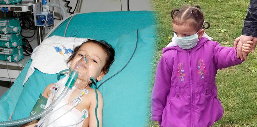 Kalp nakli olan minik Melek hayata tutunamadı