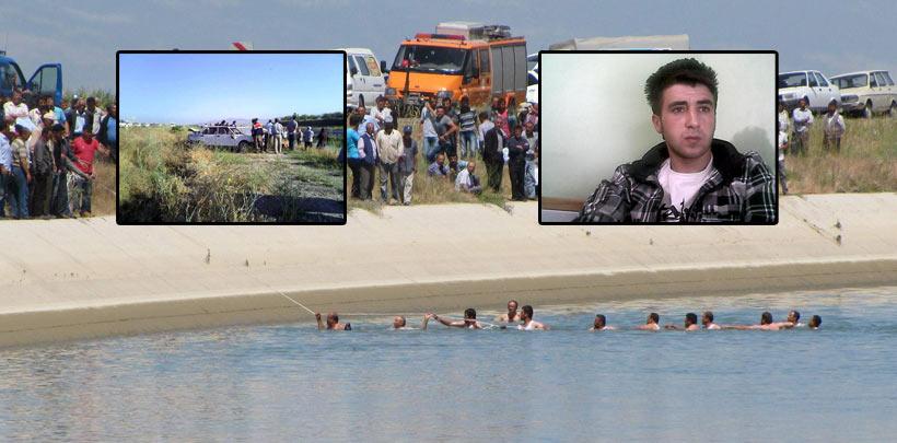 Camdan fırladı kanalda boğuldu!