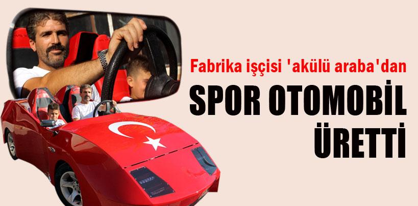 Fabrika işçisinden yerli spor otomobil