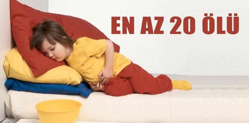 Hindistan'da gıda zehirlenmesi, en az 20 ölü