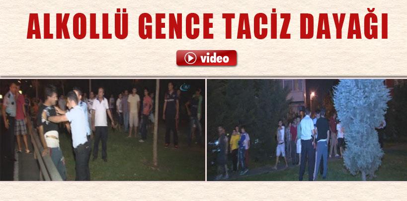Kağıthane'de alkollü gence taciz dayağı