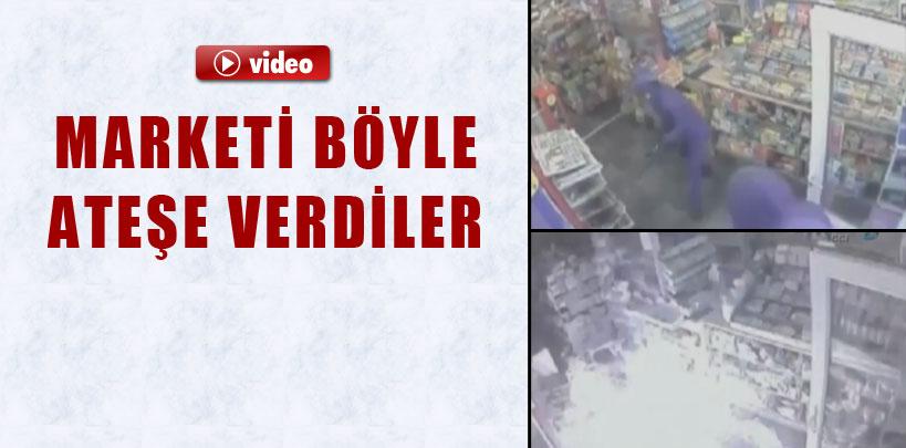 Girdikleri dükkanı ırkçı küfürler edip yaktılar