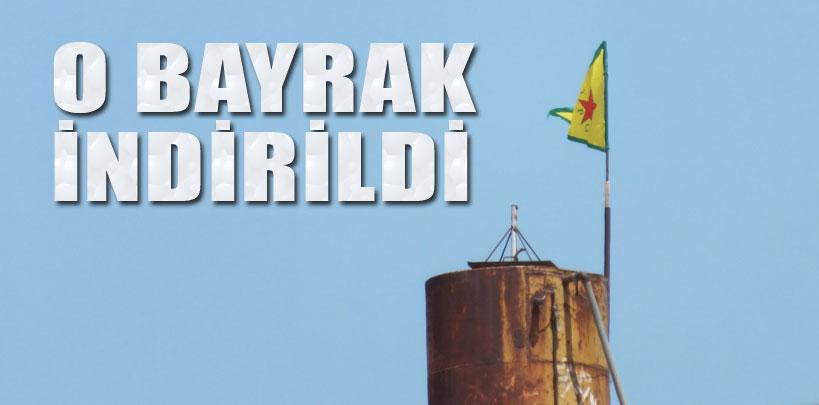 PYD bayrağı indirildi