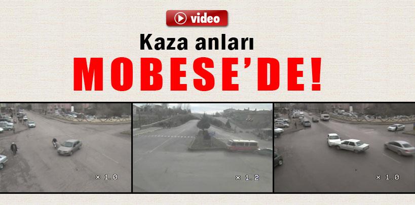 Karaman'da kaza anları MOBESE'de