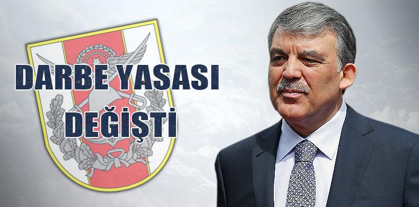 Gül 35. madde değişikliğini onayladı