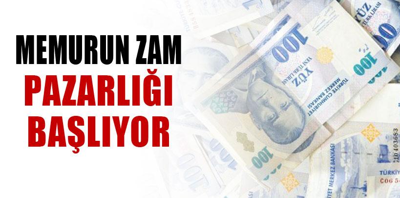 Hükümet ile memurların zam pazarlığı başlıyor