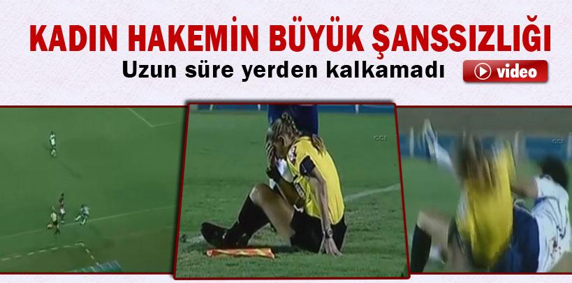 Brezilya'da bayan hakem az kalsın bayılıyordu