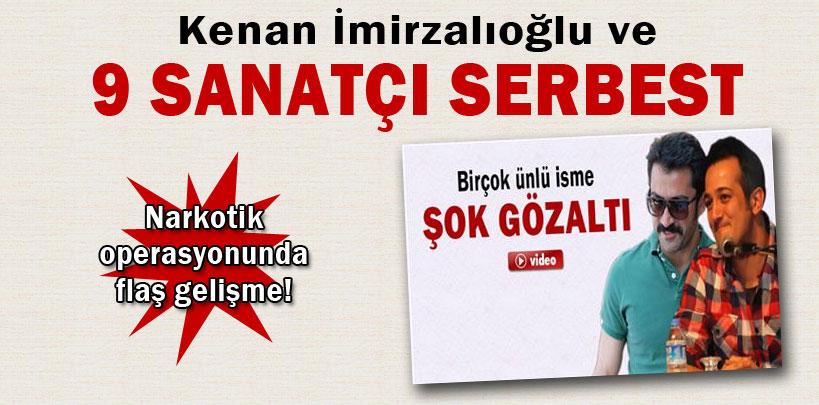 Narkotik operasyonunda gözaltına alınan 9 kişi serbest bırakıldı