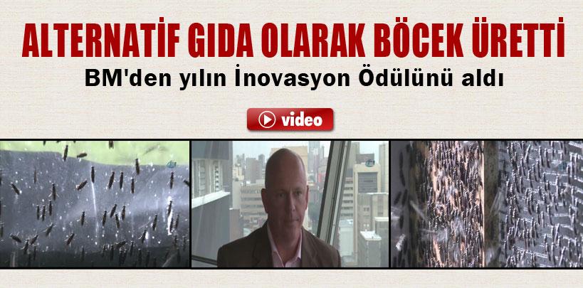 Güney Afrika'da bir işadamı, alternatif gıda olarak böcek üretti