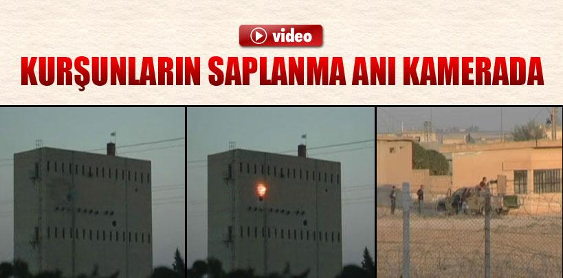 Kurşunların saplanma anı kamerada