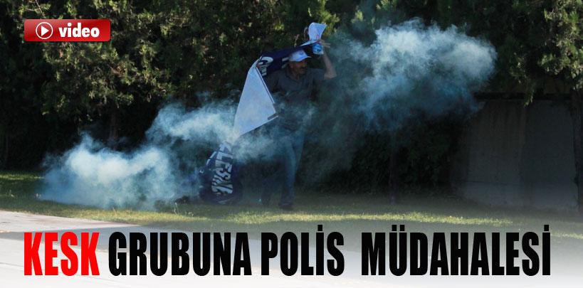 Kızılay'a yürüyen KESK grubuna müdahale