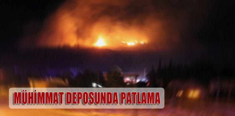 Mühimmat deposunda patlama