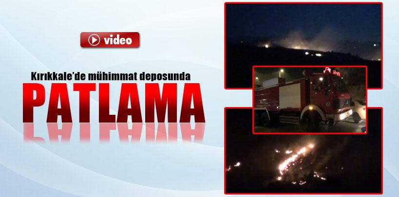 Kırıkkale'de mühimmat deposunda patlama