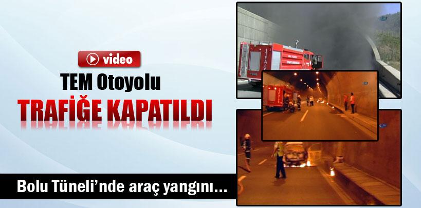'TEM' trafiğe kapatıldı