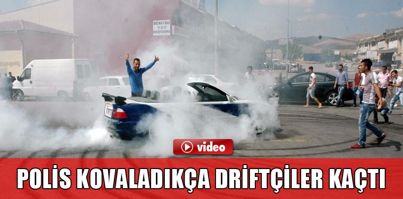 Ankara'da polis kovaladı driftçiler kaçtı
