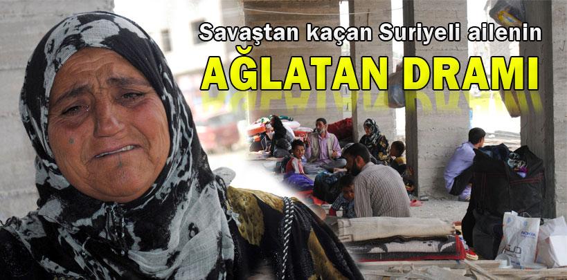 Savaştan kaçan Suriyeli ailenin ağlatan dramı