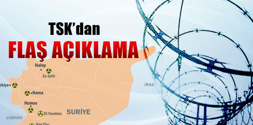 TSK'dan açıklama, 'Kaçakçılar 10 saatte püskürtüldü'