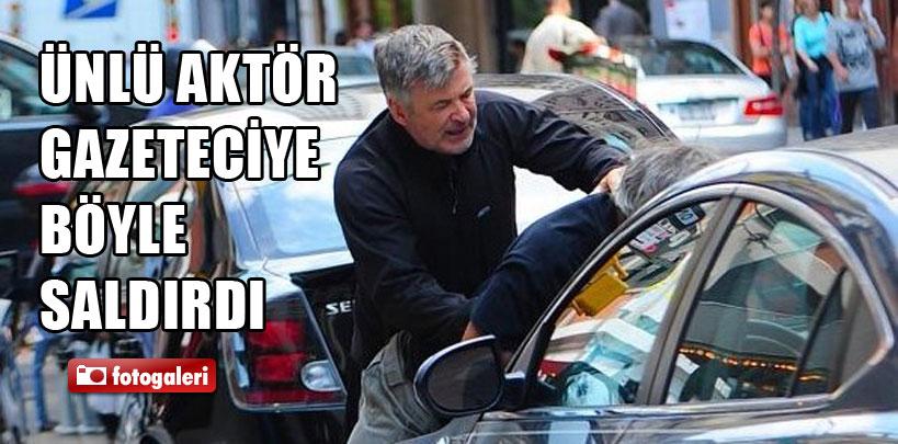 Ünlü Aktör Alec Baldwin, fotoğrafını çeken gazeteciye saldırdı