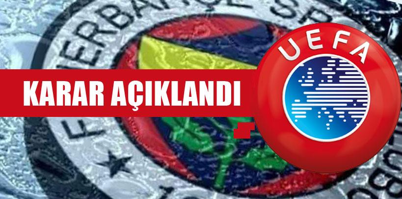 CAS Fenerbahçe'ye verilen 2 yıl men cezasını onadı.