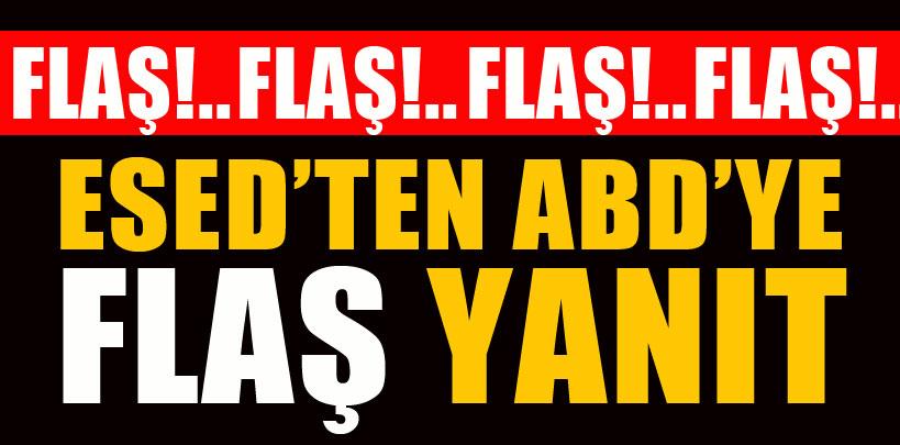 Beşar Esed'den ABD'ye flaş yanıt