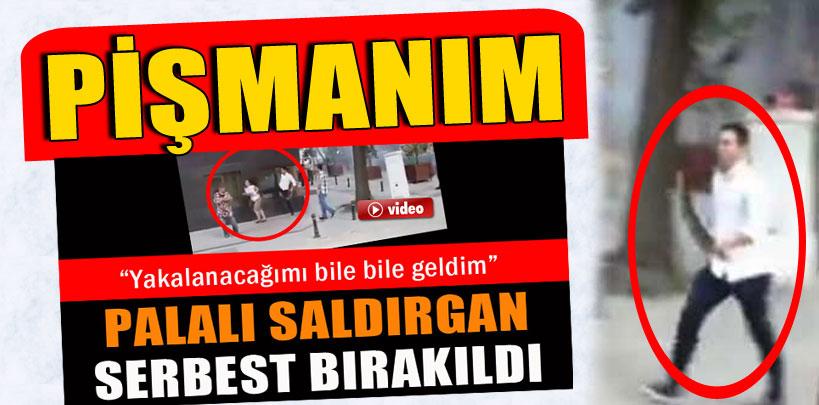 Sabri Çelebi, 'Pala silah değil, pişmanım'