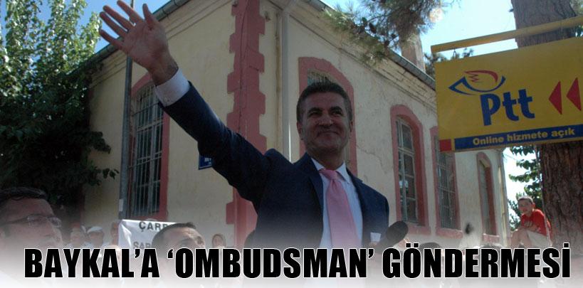 Sarıgül'den Baykal'a 'ombusman' göndemesi