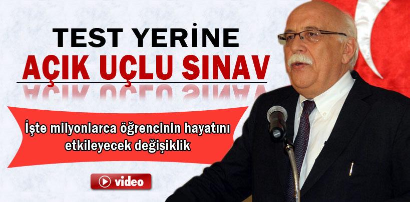 Nabi Avcı yeni sınav sistemini anlattı