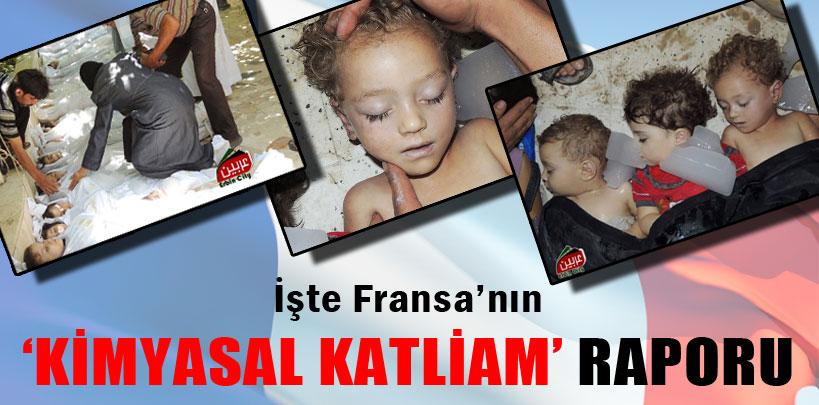 İşte Fransa'nın 'kimyasal katliam' raporu