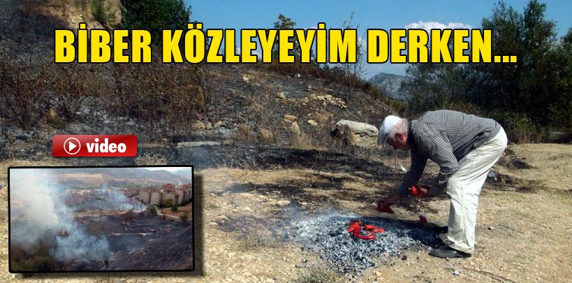 Biber közlerken mahalleyi yakıyordu