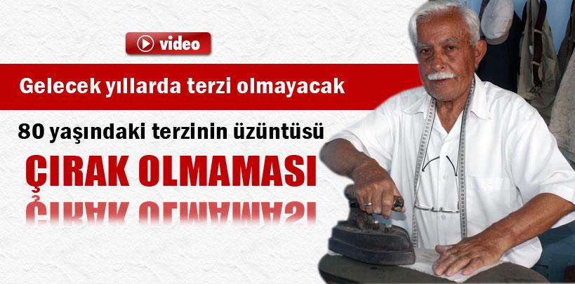 80 yaşındaki terzinin üzüntüsü 'çırak' olmaması