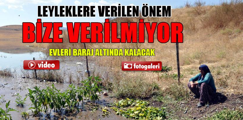 Tuncelili yaşlı çiftin evleri sular altında kalacak