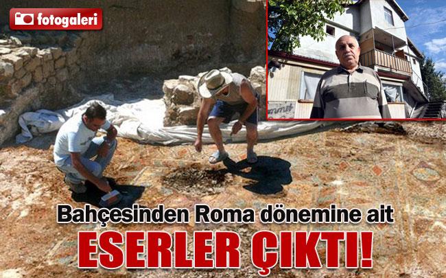 Bahçesinden çıkan eserler nedeniyle mahkemelik oldu