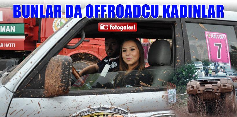 Yarışmada bayan Offroadcılar pisttin tozunu attırdı
