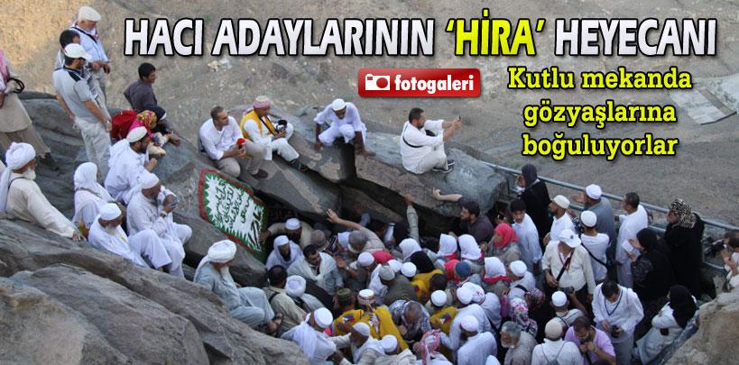 Hira Mağarası hacı adaylarını duygulandırıyor