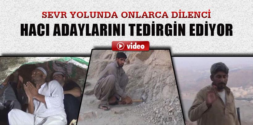 Sevr yolunda adım başı dilenci