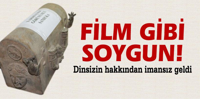 Konya'da sahte sanduka için film gibi soygun