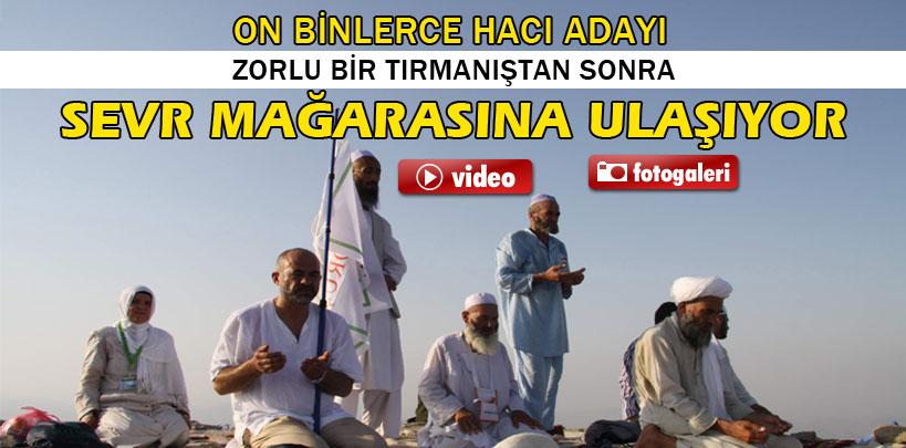 Hacı adaylarının Cebel-i Sevr ziyaret etti