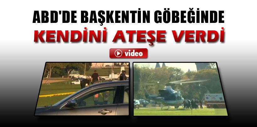 Washington'ın göbeğinde kendini yaktı