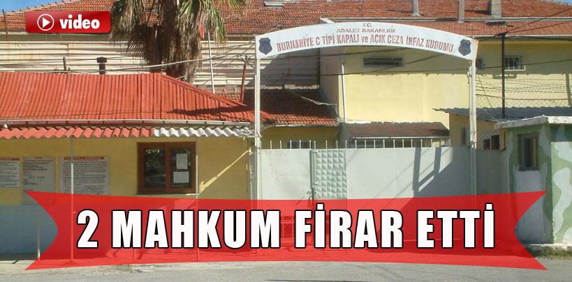 Balıkesir Burhaniye'de 2 mahkum kaçtı
