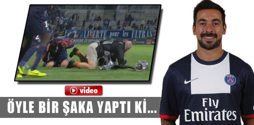 Lavezzi öyle bir şaka yaptı ki...