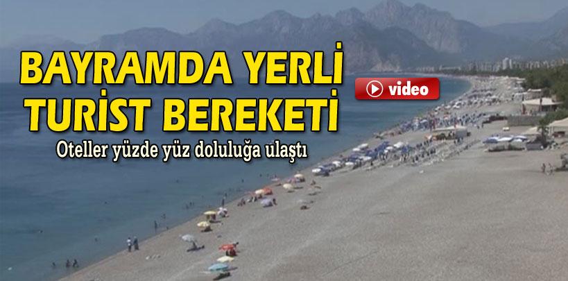 Bayramda yerli turist bereketi