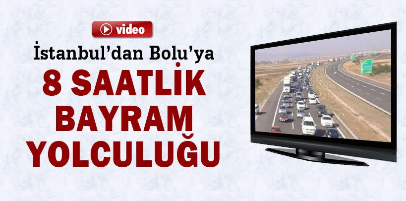 Bayram trafiği Bolu'da çileye dönüştü