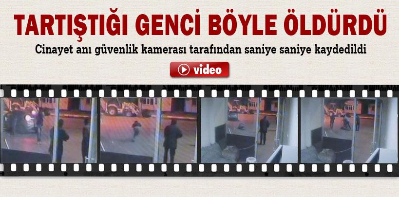 Kocaeli'ndeki cinayet anı kameralara yansıdı