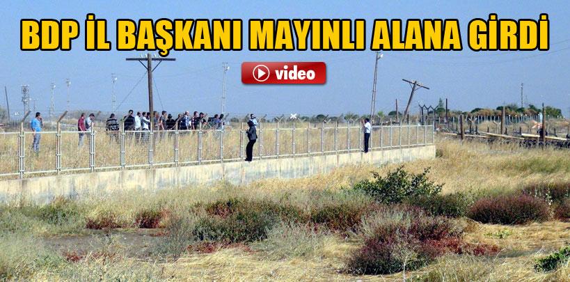 Ayşe Gökkan, istinat duvarını engellemek için mayınlı alana girdi