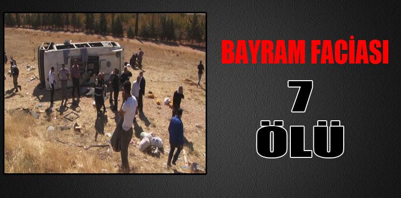 Şanlıurfa'da kaza, 7 ölü