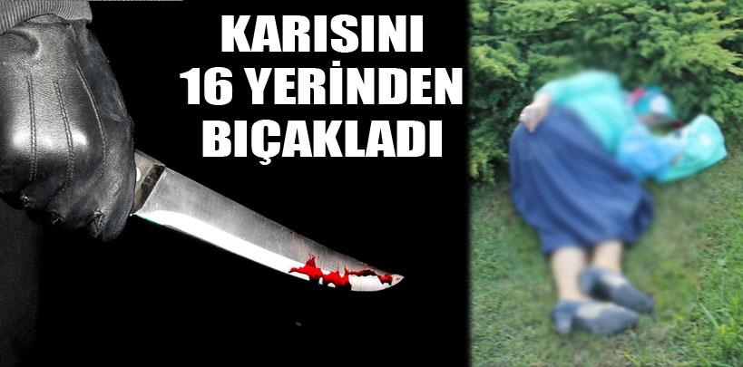 Ordu'da bir kişi karısını 16 yerinden bıçakladı