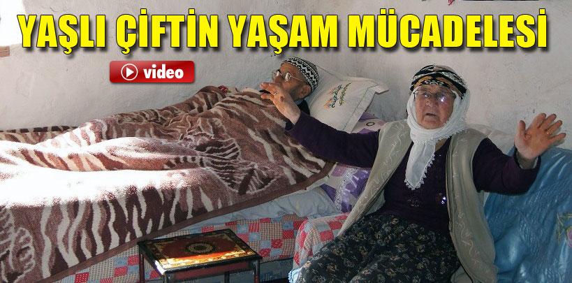 Kars'ta, 85 yaşındaki çiftin yaşam mücadelesi