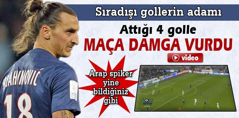 Zlatan İbrahimoviç, arap spikeri coşturdu